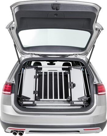 Універсальна сітка для багажника TRIXIE для собак - перетворює багажник на транспортну коробку - кути та бокові частини регулюються - легко складається для використання багажника - 94–114 × 69 × 53 см - 13201