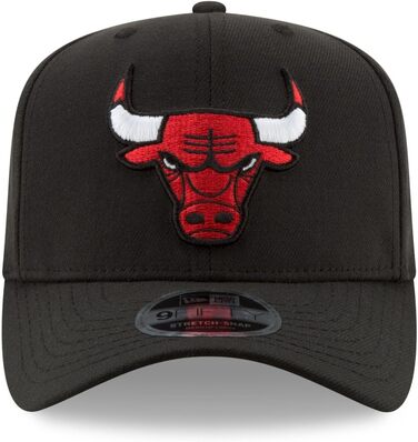 Кепка New Era Chicago Bulls 9fifty Stretch Snapback чорна M-L