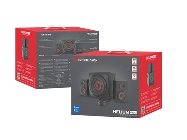 Акустична система 2.1 Genesis Helium 610BT, 60 Вт, чорна
