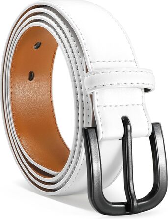 Чоловічий шкіряний ремінь VONMELLI без металу, TSA-сертифікований, для джинсів, гіпоалергенна застібка, розмір 48-52