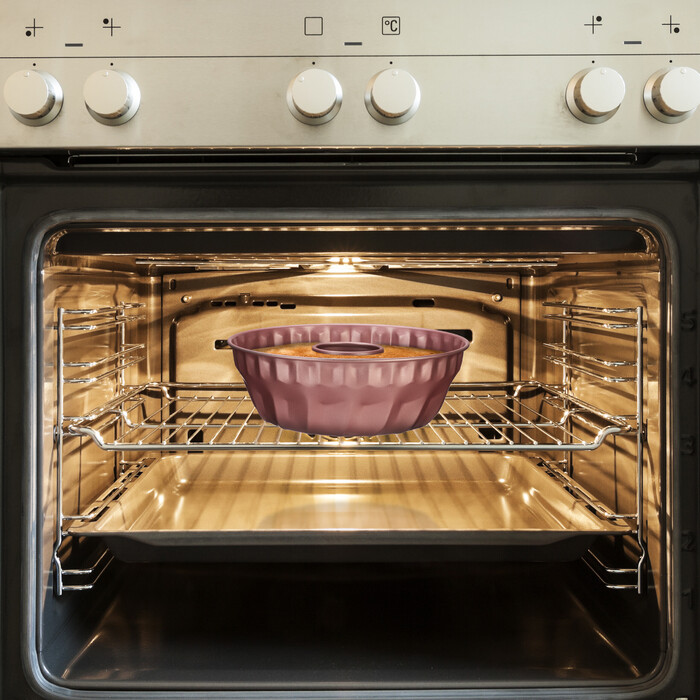 Relaxdays Bundt Cake Pan in Rosé