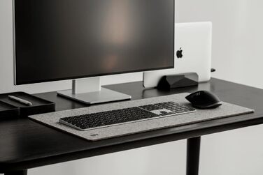Oakwood Adjustable Wooden Laptop Stand - Desk Dock for MacBook Pro, MacBook Air, iPad - Handmade Black Stained Oak Wood