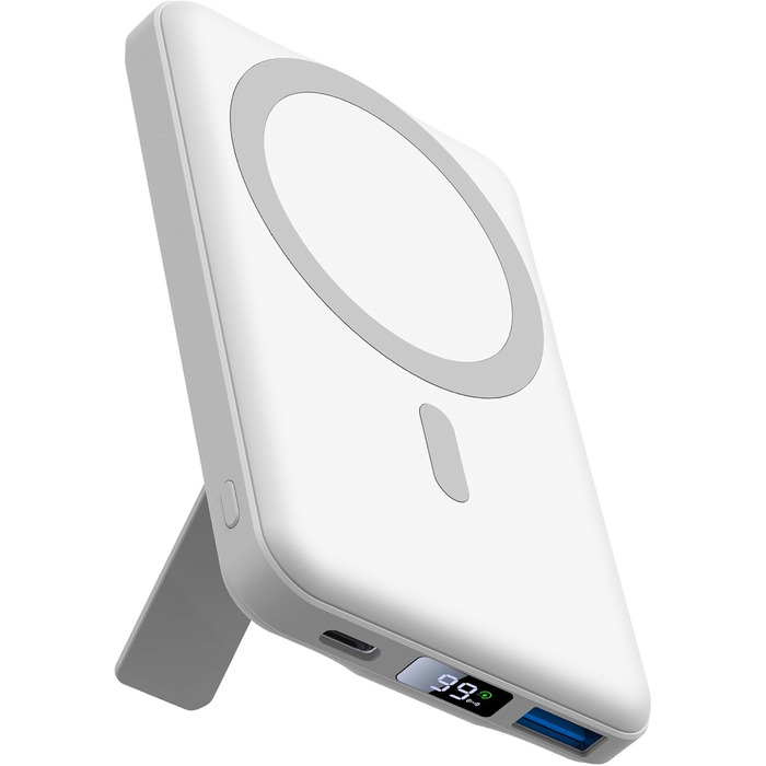 Powerbank AOGUERBE MagSafe 10000mAh з LED дисплеєм, PD 22.5W, для iPhone 17/16/15/14/13/12