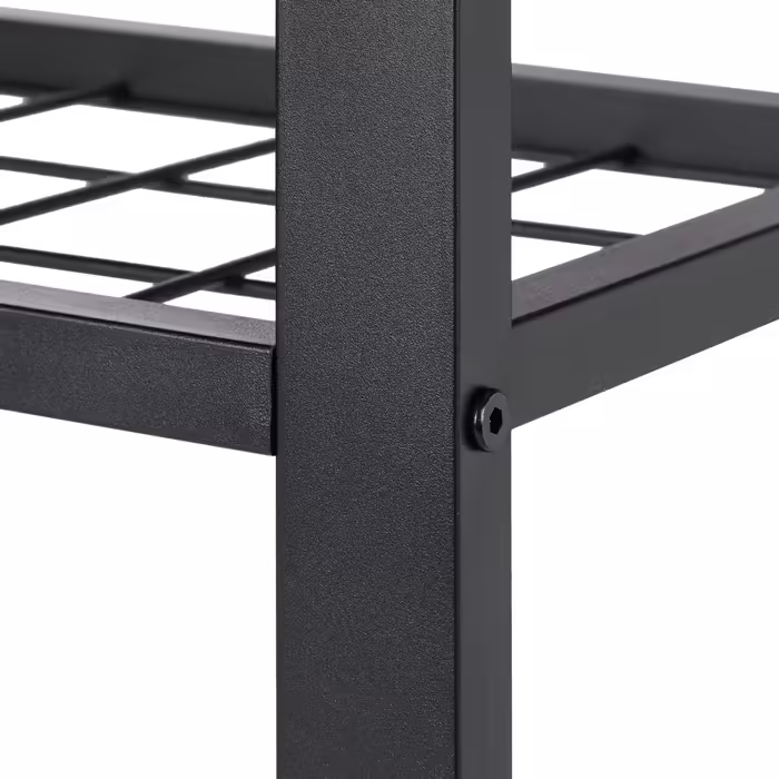 Relaxdays Shoe Rack in Black-Grey