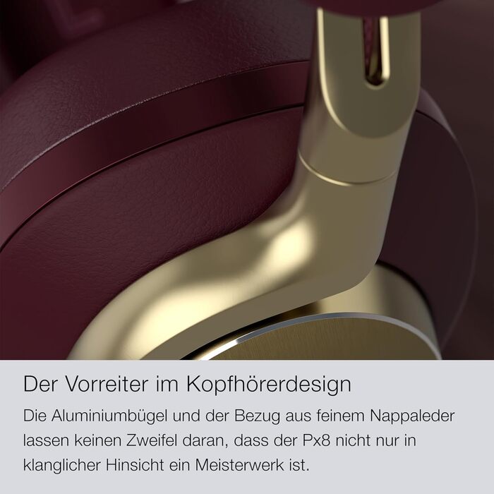 Навушники Bowers & Wilkins Px8: бездротові, з активним шумозаглушенням, Bluetooth 5.0, швидка зарядка, 30 годин відтворення, мікрофон (Over-Ear, зелені)