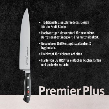 Ніж кухонний F. Dick Premier Plus 26 см (X50CrMoV15, нержавіюча сталь, 56 HRC)