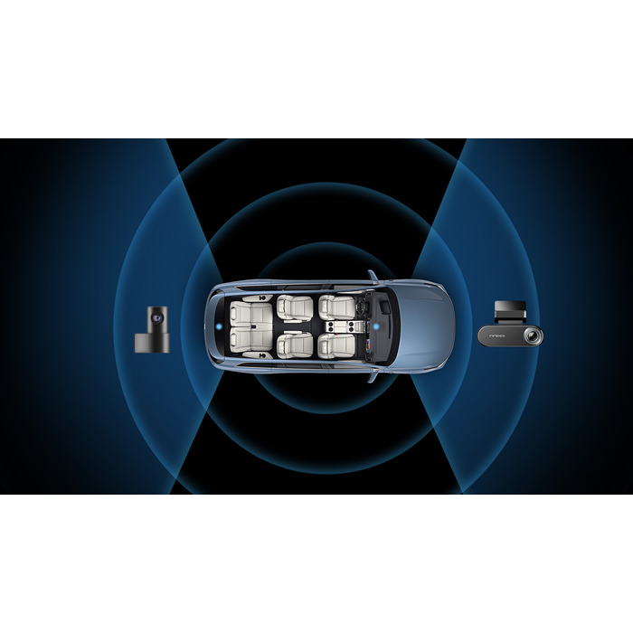 Автомобільний відеореєстратор Ddpai N5 Dual 4K UHD 140° з GPS та карткою пам'яті 128 ГБ