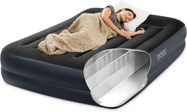 Надувний матрац Intex Queen з технологією Fiber-Tech RP, 152x203x42 см (64124ND)