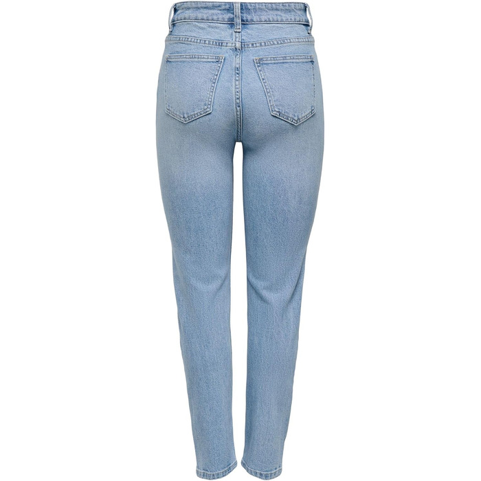 Жіночі джинси прямого крою ONLY ONLEMILY Hohe Taille, світло-синій денім, 26W 34L