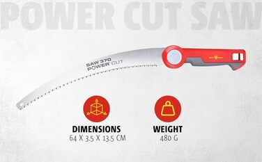 Садова пила Wolf Garten PowerCut SAW 370 multi-star для обрізки гілок, 37 см