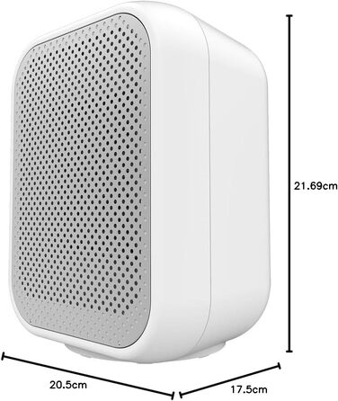 Керамічний обігрівач Cecotec Ready Warm 6100 з обертанням. Керамічний нагрівач з коливанням, режими тепла та холодного повітря, 3 режими роботи, регульований термостат, захист від перекидання, 20 м², білий, 1500 Вт