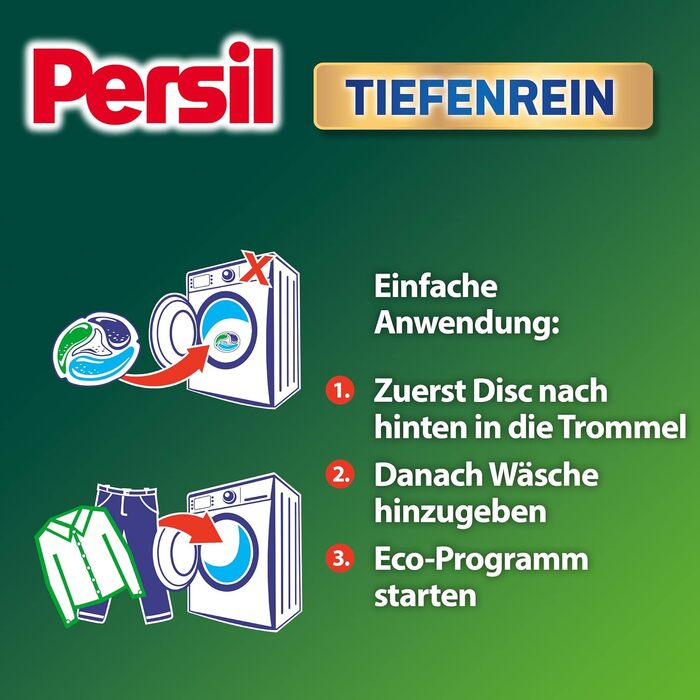 Капсули для прання Persil Color 4in1 DISCS, пральний засіб з технологією глибокого очищення для кольорової білизни, 100 прань