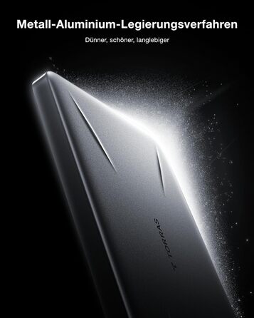 TORRAS MagPro Power Bank 5000mAh: Бездротова М'ягка Зарядна Батарея для iPhone з MagSafe, USB-C, Сірий