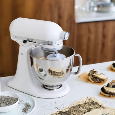 Планетарний міксер KitchenAid Artisan 4,7л, колір порцеляново-білий