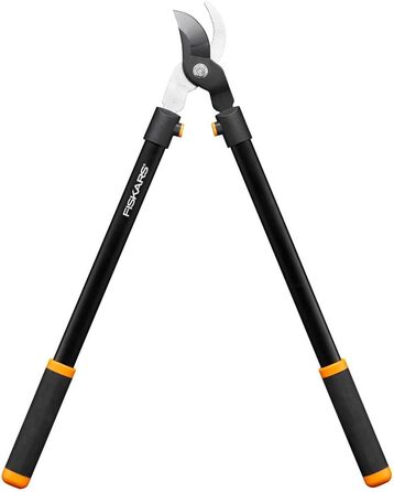 Секатор Fiskars L11 для свіжої деревини, антипригарне покриття, загартована сталь, 81 см, чорний