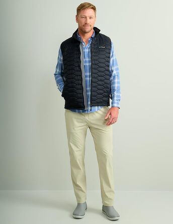 Жилет HUK Scale для чоловіків, ізольований, з DWR просоченням, для риболовлі, чорний, XXL