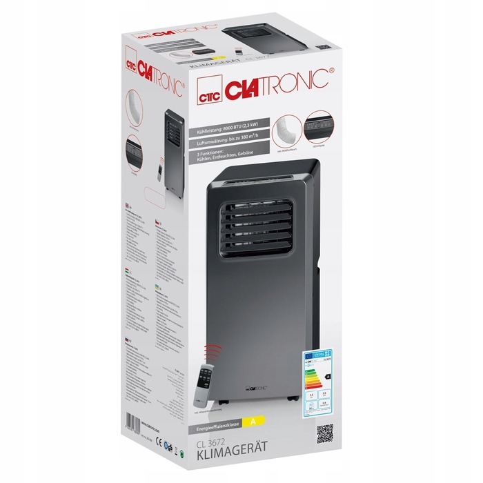 Кондиціонер Clatronic CL 3672, 880 Вт