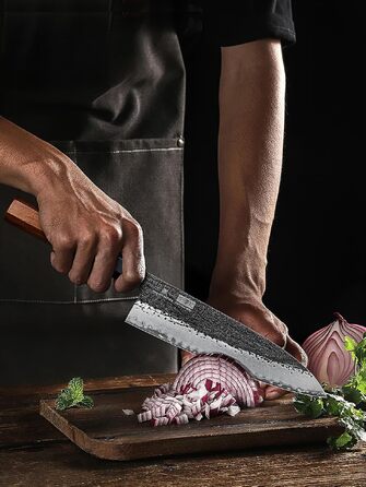 Професійний японський кухонний ніж Шеф (Gyuto) HOSHANHO, 20 см, сталь високої якості