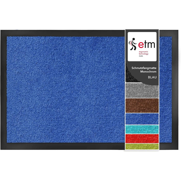 Килимок Schmutzfang Mono - яскравих кольорів, для дому та вулиці (40x60 см, 200x300 см)