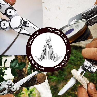 Мультитул SQT 18-в-1: професійний мультиінструмент з плоскогубцями, ножем та з нержавіючої сталі для DIY, ремонту та кемпінгу. Подарунок для чоловіків SQT2038-5