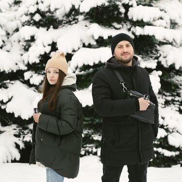 Електричні грілки для рук EXTSUD 2 шт. 5000mAh з USB-зарядкою, 3 режими нагріву, Powerbank для відпочинку на природі, подарунок