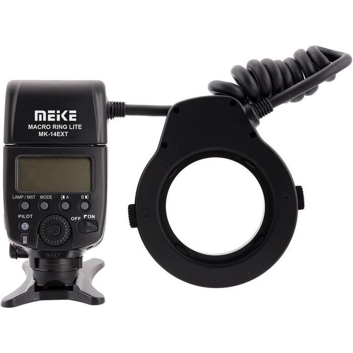 Кольцевий спалах Makro i-TTL Ringblitz для Canon EOS з LED підсвічуванням, стандартний ISO-роз'єм для штатива