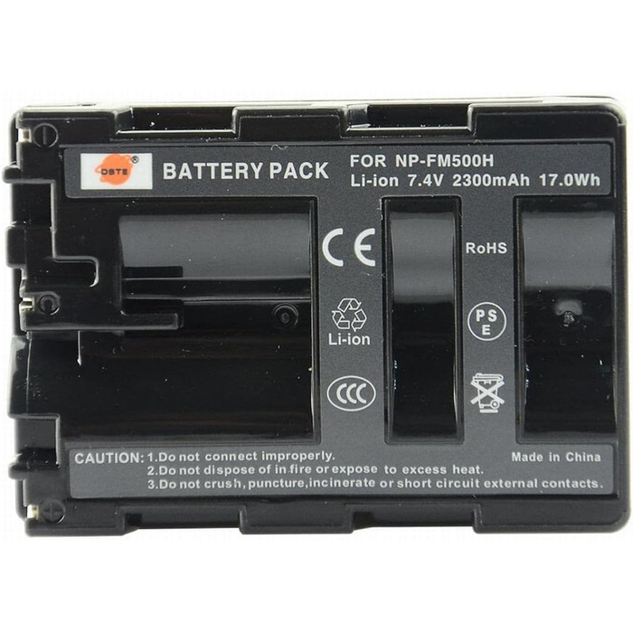 Акумулятор NP-FM500H Li-ion для Sony Alpha/SLT серій (A57, A58, A65, A65V, A77, A77V, A99) з USB-зарядним пристроєм