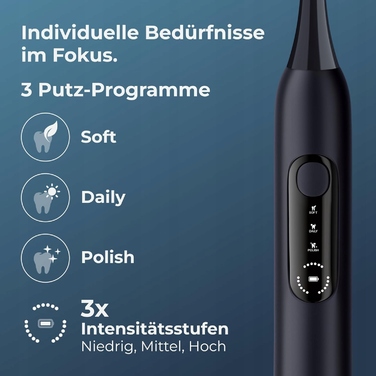 Звукова зубна щітка P1 Pro: датчик натискання, акумулятор на 110 днів
