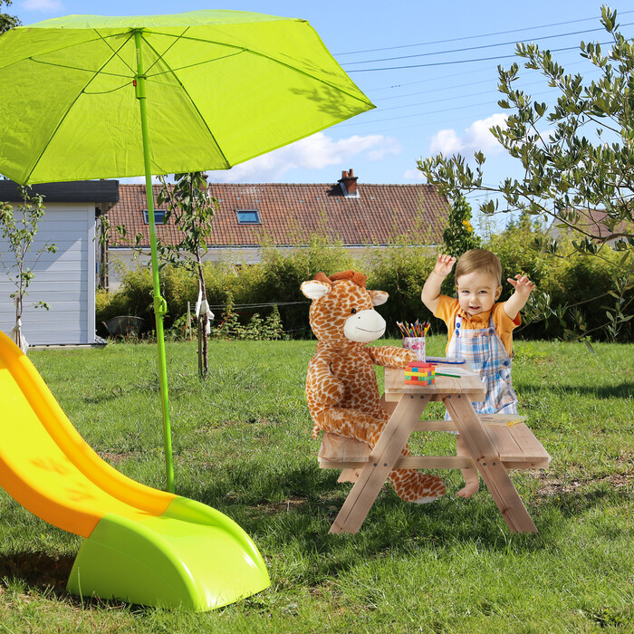 Дитячий дерев'яний набір для сидіння Relaxdays