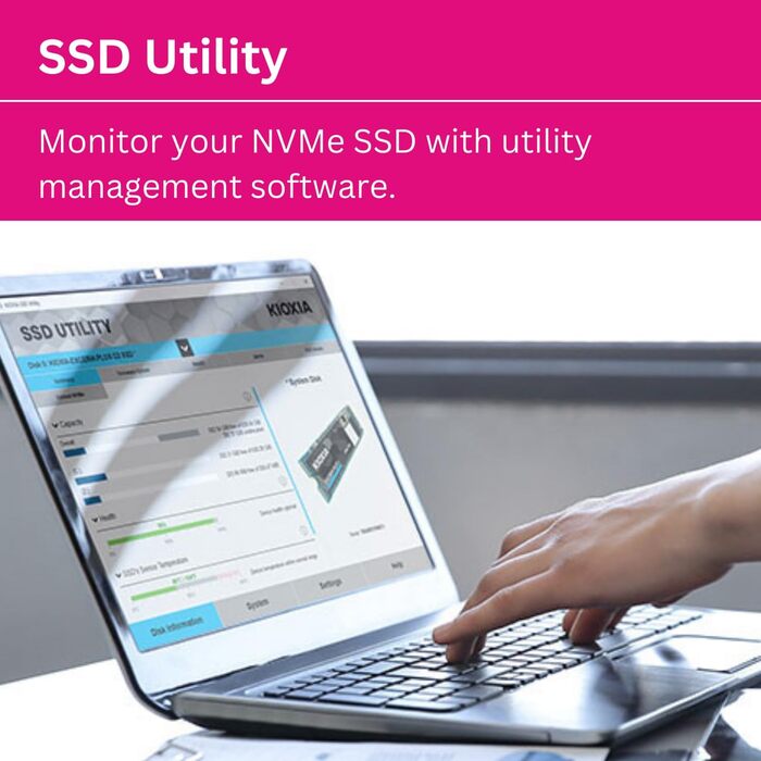 SSD KIOXIA Exceria Pro 2TB NVMe PCIe 4.0 M.2 - Швидкість 7300MB/s, 800K IOPS