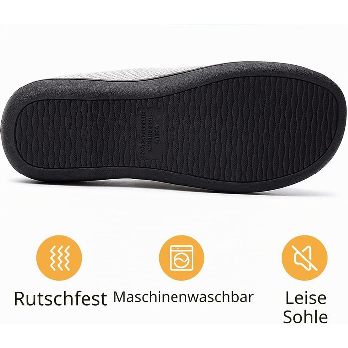 Жіночі домашні капці RockDove з ефектом пам'яті (Memory Foam), в'язані, сіро-рожеві, розмір 38/39 EU
