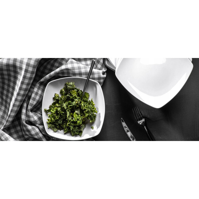 Обідно-кавовий сервіз Carlina від Konsimo, 60 предметів, на 12 осіб, біла порцеляна