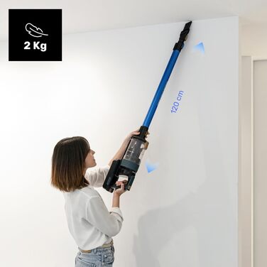 Електричний акумуляторний підмітач Taurus Homeland Ultimate Animal HVCA7296B, метал та пластик, синій та чорний