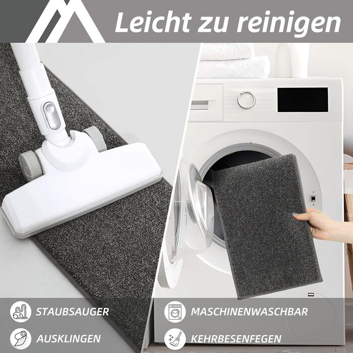 Ковзаючі сходи COSY HOMEER, 15 шт., 70x22 см, самоклеючі, машинне прання, 100% поліестер, TPE-підкладка, для дітей, літніх людей та домашніх тварин, темно-сірий