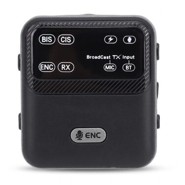 Bluetooth 6.0 адаптер Bewinner 2 в 1: приймач та передавач, бездротовий адаптер 3.5 мм з ENC, LC3, AAC, SBC для дому, навчання та зустрічей, 20 годин роботи