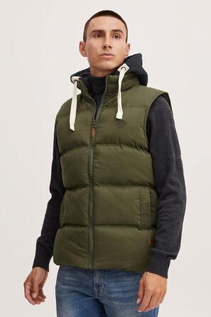 Чоловіча водонепроникна куртка Blend BHJen Outdoor з капюшоном та кишенями, Regular fit, Dusty Green (70595)