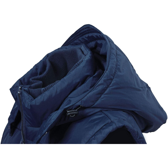 Степова жилетка жіноча James & Nicholson з капюшоном, чорна, розмір M