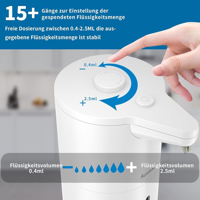 Automatic Electric Soap Dispenser - Touchless Soap Dispenser for Kitchen & Bathroom