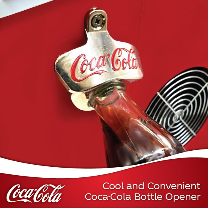 Машина для приготування льоду Salco Coca Cola – 10 кг льоду на день, червоний дизайн, для коктейлів та вечірок