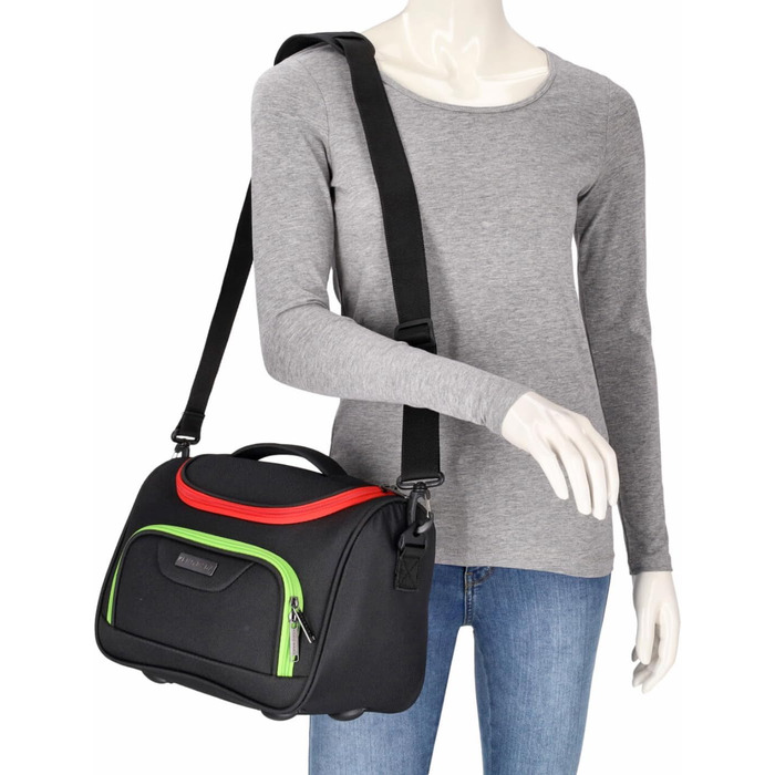 Чемодан-валіза Kenorada SoftLITE 4w: легкий, міцний, з TSA-замком, 55 см (ручна поклажа)