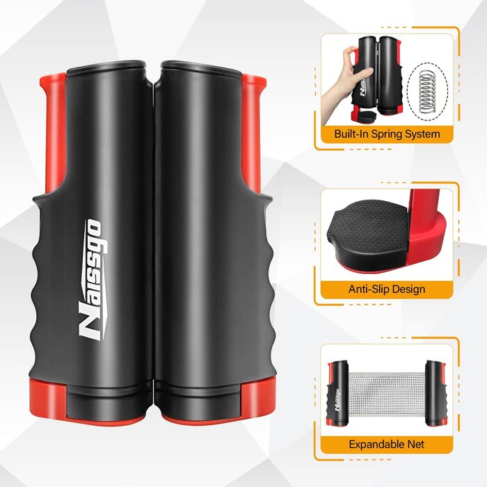 Набір для настільного тенісу Profi: 2 ракетки, сітка, 8 м'ячів, сумка (Indoor/Outdoor)