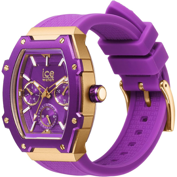Жіночий годинник Ice-Watch Ice Boliday з силіконовим ремінцем, фіолетовий (розмір Small)
