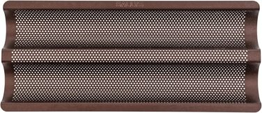 Форма для багета Sallys, антипригарна, 16x37 см, на 2 багети, перфорована, преміум якість, для випікання хліба