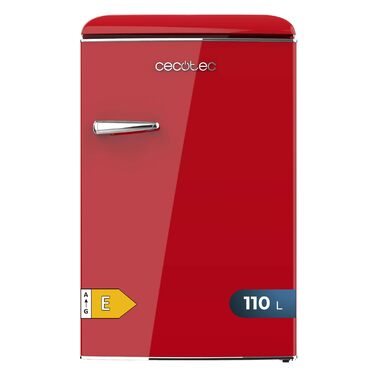 Міні-холодильник Cecotec Bolero CoolMarket TT Origin 110 Red 110л – ретро дизайн, клас E, LED-підсвітка