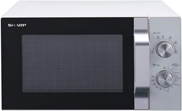 Мікрохвильова піч Sharp R204WA Solo, 20 л, 800 Вт, біла