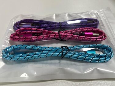 Кабель USB Type-C, 3 шт. [3M+2M+1M] для Samsung, Huawei, Xiaomi. Швидка зарядка, передача даних, нейлон