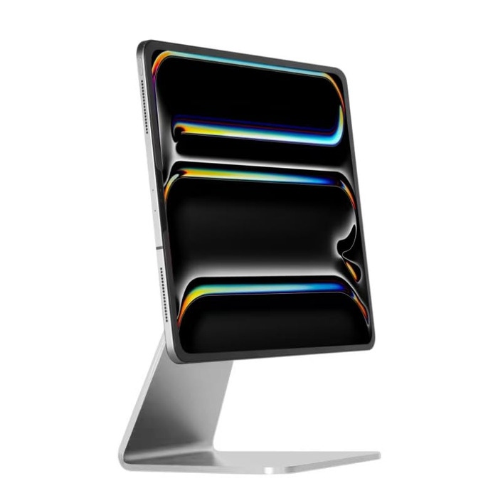 Магнітна підставка-тримач для Apple iPad Pro 12.9 (3-6 покоління) та iPad Air 13 (11 Pro M4/M5), срібляста