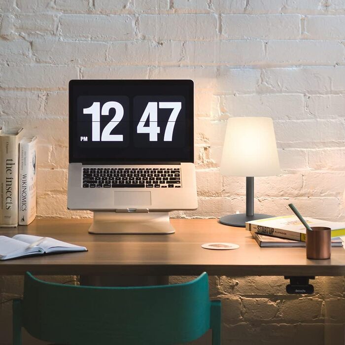 Акумуляторний світлодіодний настільний світильник MALUX з димером, теплий/холодний світ (3000K/7500K), водонепроникний IP44, сірий - для дому та саду