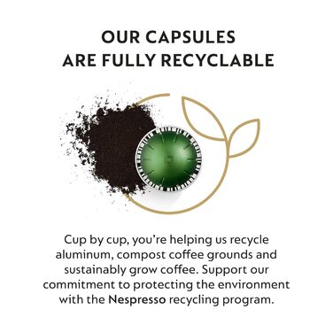 Капсули Nespresso VertuoLine Stormio, інтенсивна обсмажка, 30 шт., 227 мл