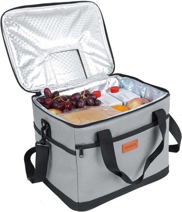 Kollea Cooler Bag - 30L Picnic Bag - Insulated Bag - Lunch Bag Keeps hot and cold, Leak-proof, With carrying straps, Multiple pockets - Ideal for travel, camping, grilling, food transport